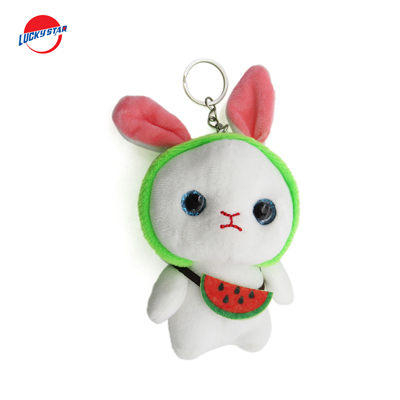 Plush rabbit key chain